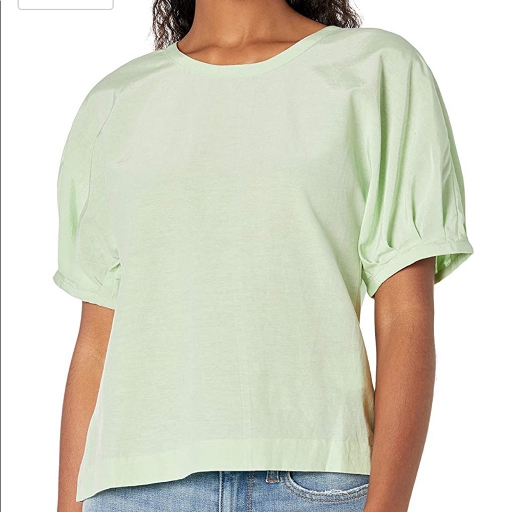 Club Monaco Women's Sculptured Sleeve Top
